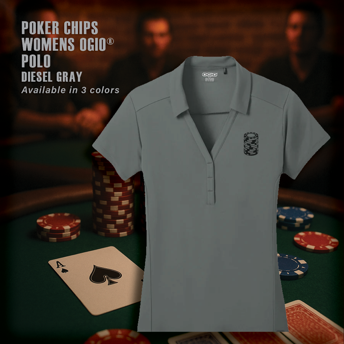 Poker Chips Womens OGIO® Polo
