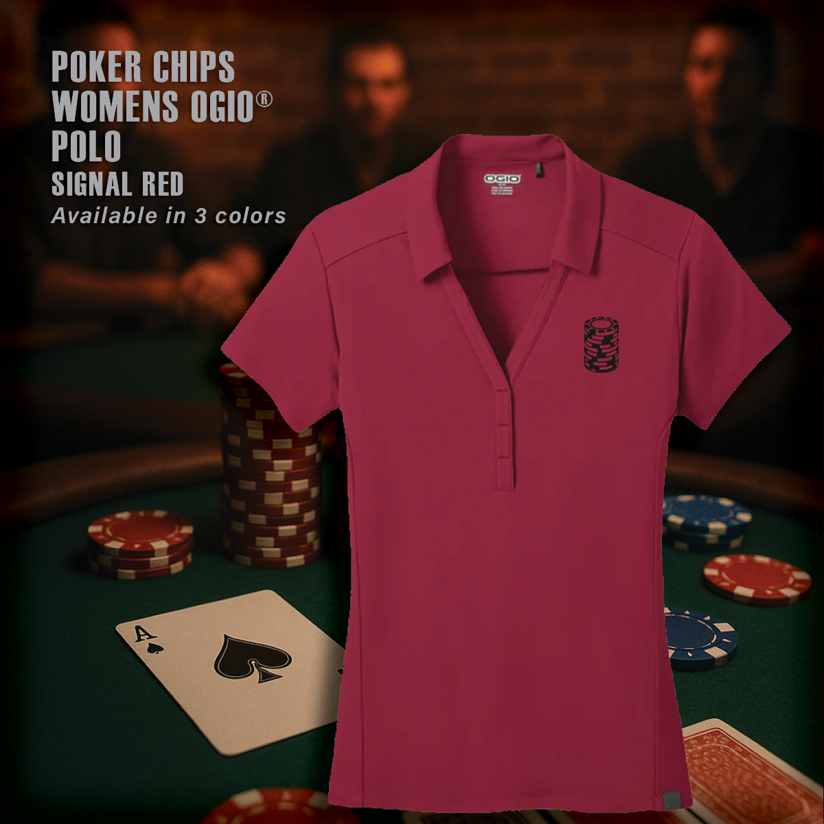 Poker Chips Womens OGIO® Polo